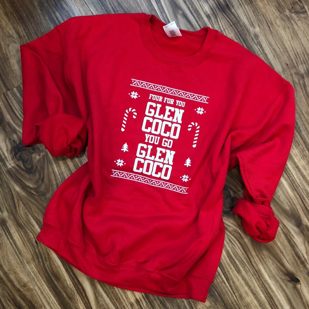 NWT Unisex XL Four For You Glen Coco Xmas Sweater